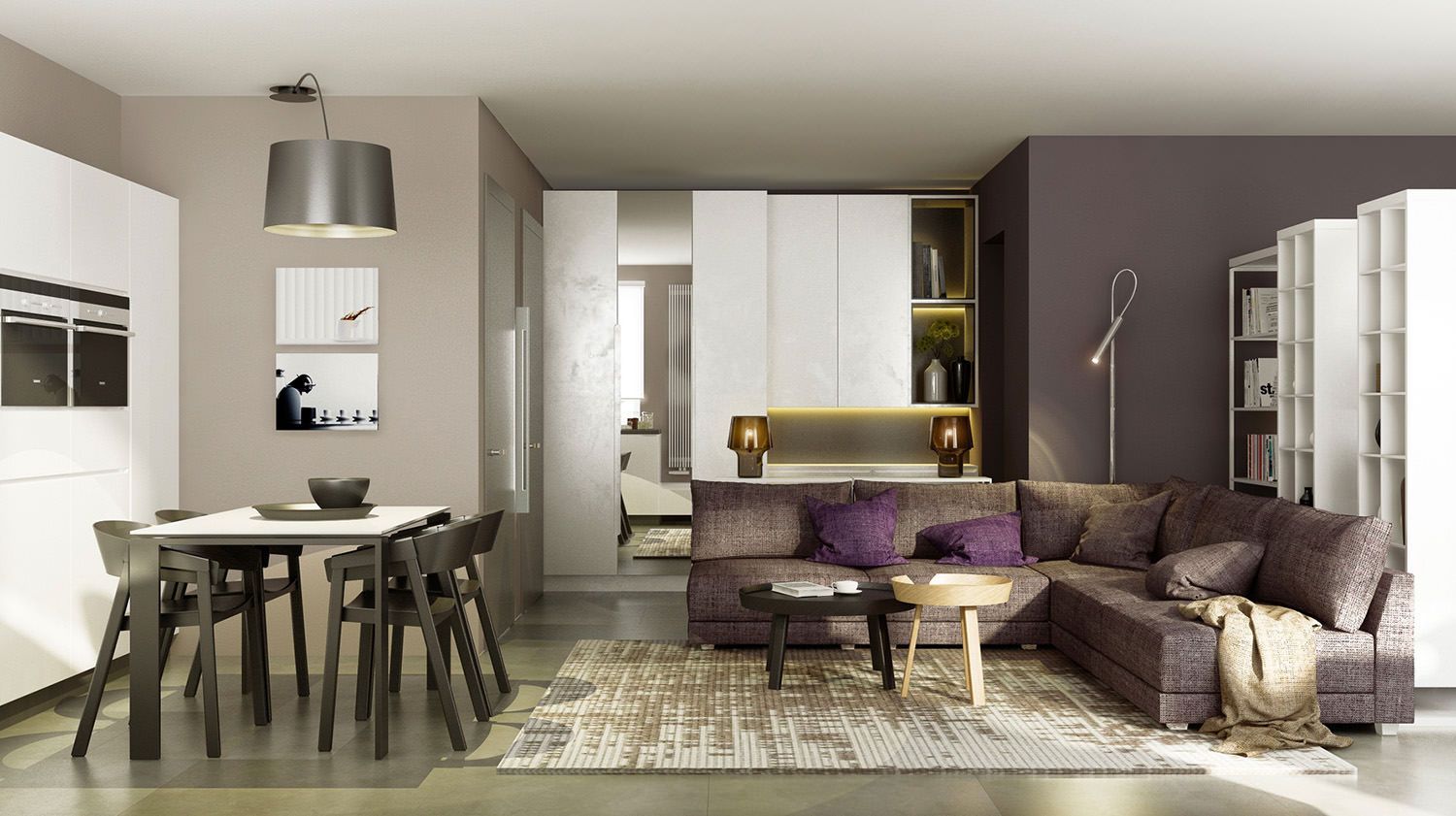 An exceptional design for a 46 sq m space