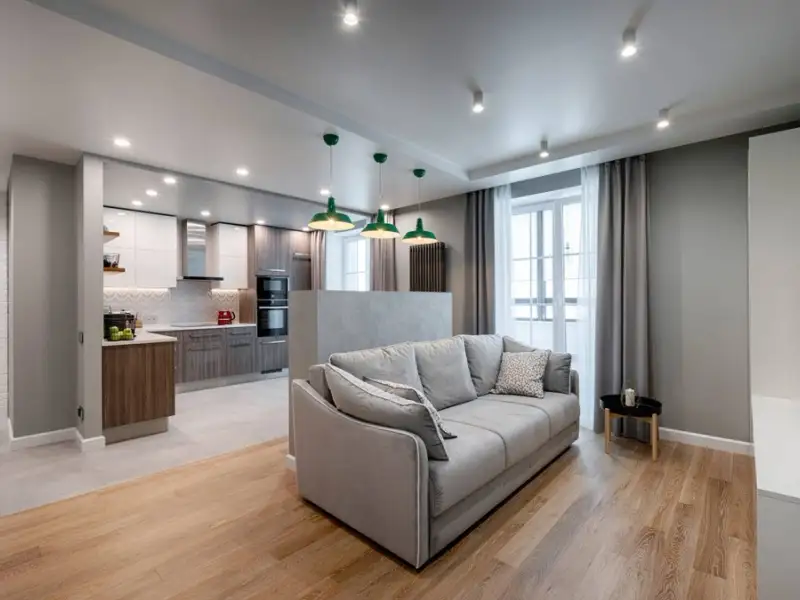 Stil contemporan in amenajarea unui apartament de 2 camere