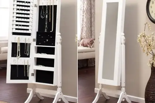 Idei mari pentru apartamente mici: oglinda cu depozitare
