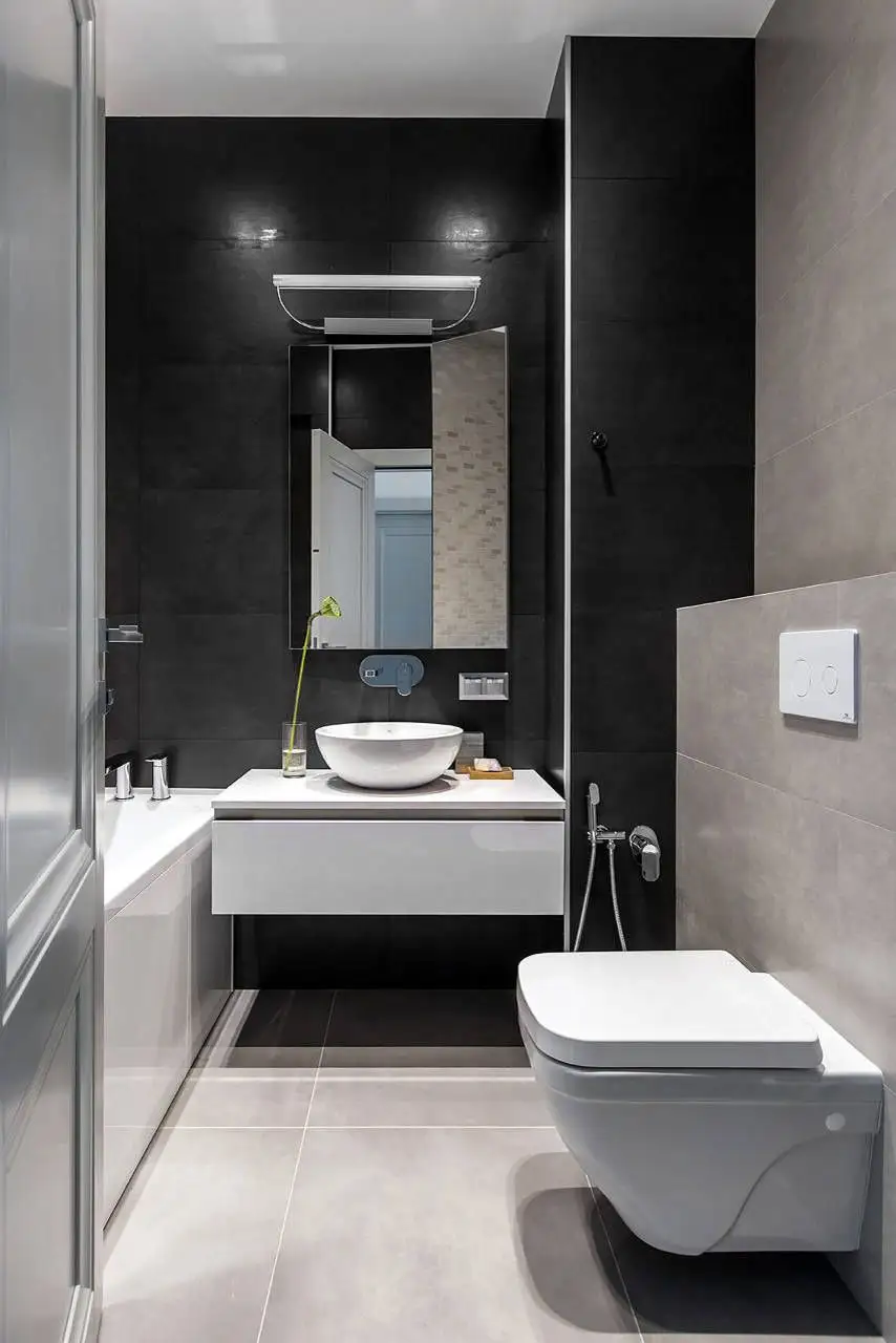 12+ Black and White Bathroom Design Models