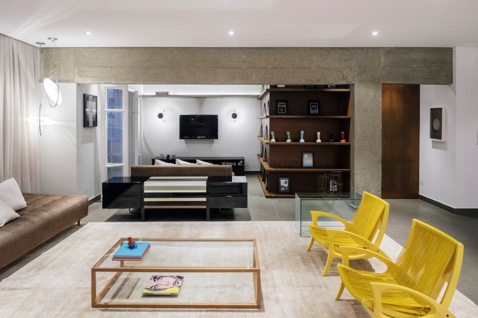 Culoare si stil intr-un apartament din Sao Paulo, Brazilia