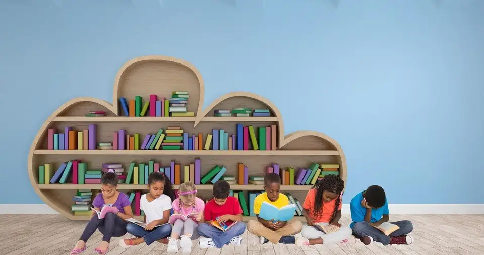 Top 10 idei inedite de a amenajare a unei biblioteci în camera copiilor