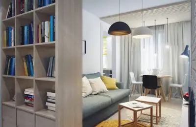 Design Concept for a 60 sq m Two-Bedroom Apartment