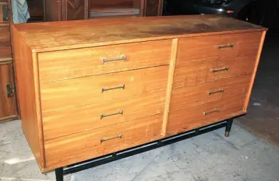 Restoration of a Wooden Furniture Piece: Before/After
