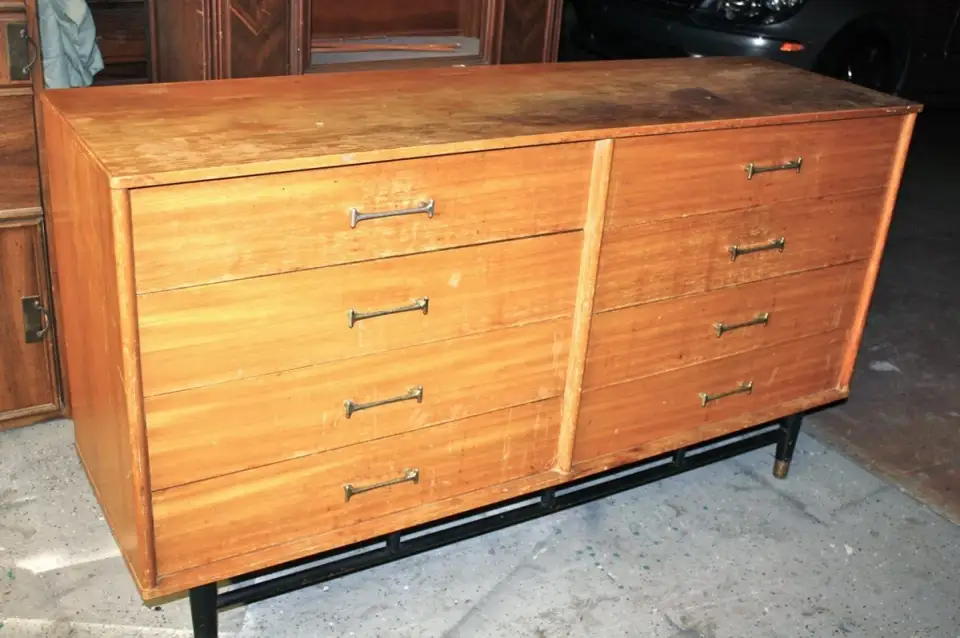 Restoration of a Wooden Furniture Piece: Before/After