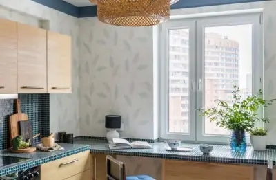 2-Bedroom Apartment Where Blue Dominates the Space