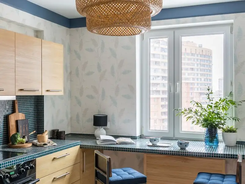 Apartament de 2 camere in care albastrul domina spatiul