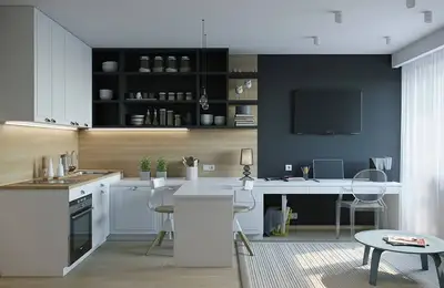 Studio Apartment Design: Harmoniously Combining Functions