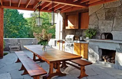Building a Summer Kitchen