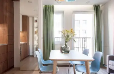 Nature's Colors in the Design of a Two-Bedroom Apartment