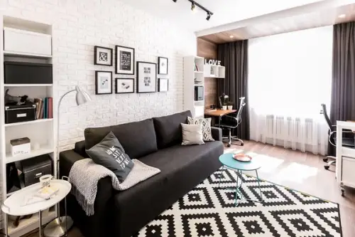 Apartament mic cu un design functional