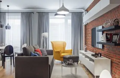 Modern and Functional Design for a 3-Bedroom Apartment