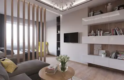 Modern space designed in neutral tones
