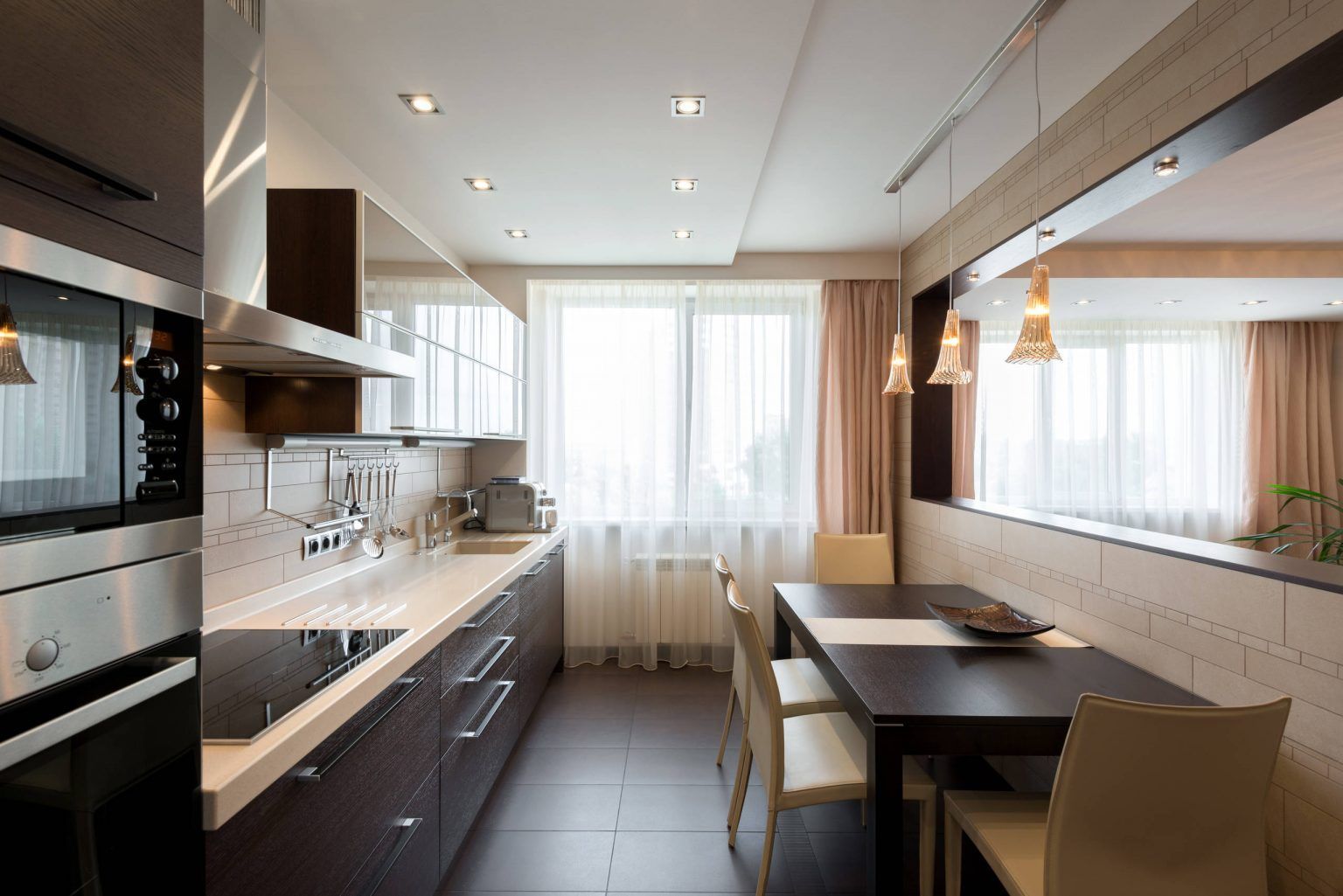 Spatiu elegant conturat intr-un apartament de 3 camere