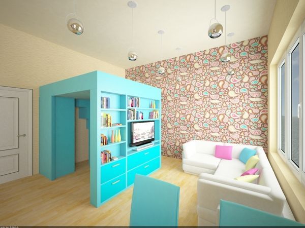Small Apartment Design Ideas with One Piece of Furniture