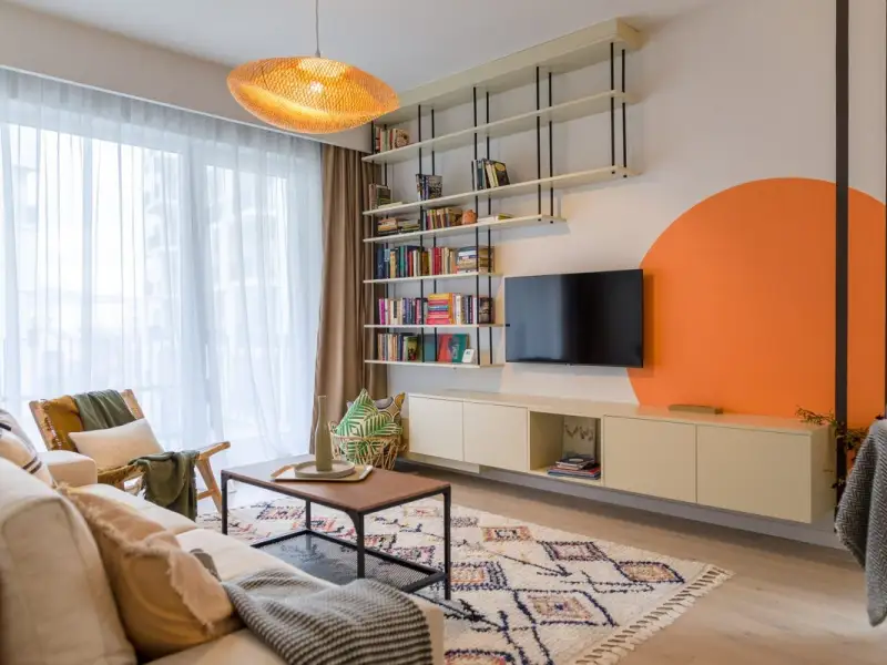 Influente japoneze intr-un apartament de 68 mp din Cluj