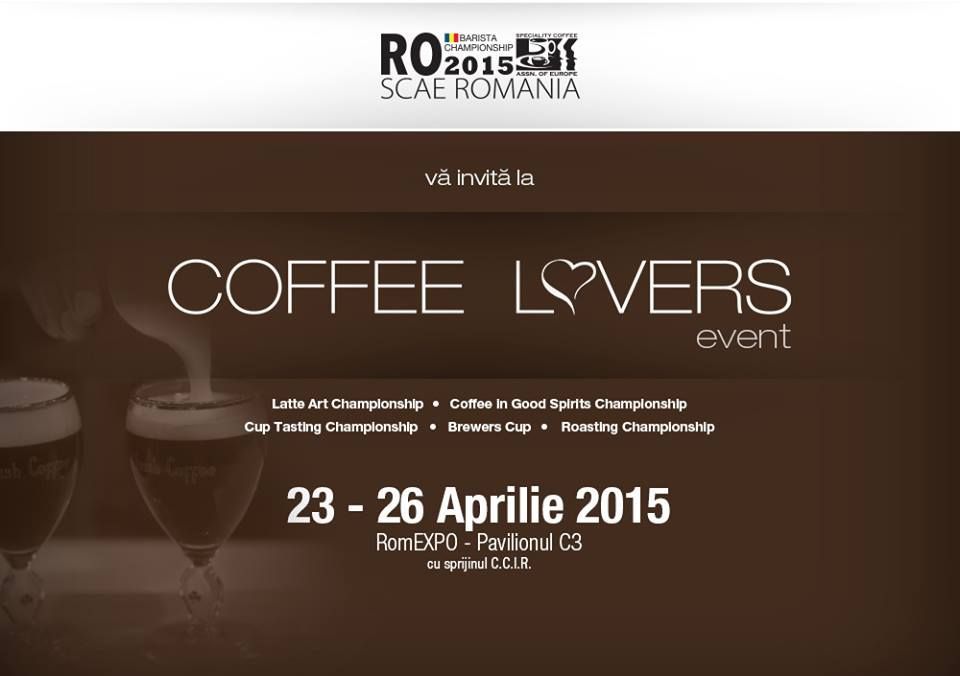 Coffee Lovers Event starts today at Romexpo