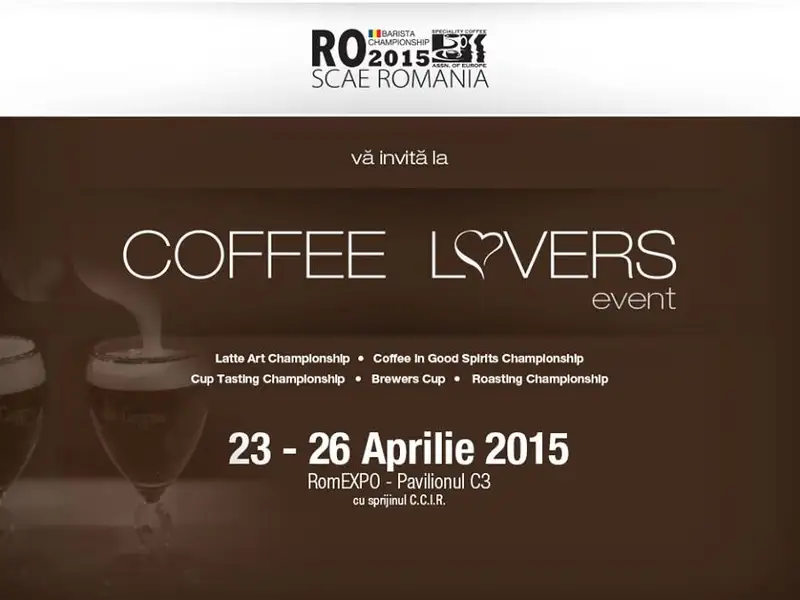 Coffee lovers event incepe azi la Romexpo