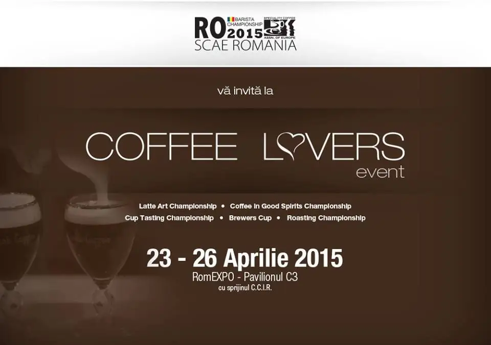 Coffee Lovers Event starts today at Romexpo