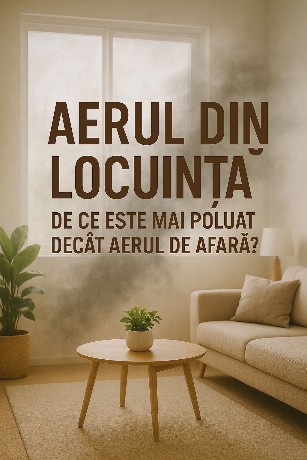 Aerul din locuință. De ce este mai poluat decât cel de afară?