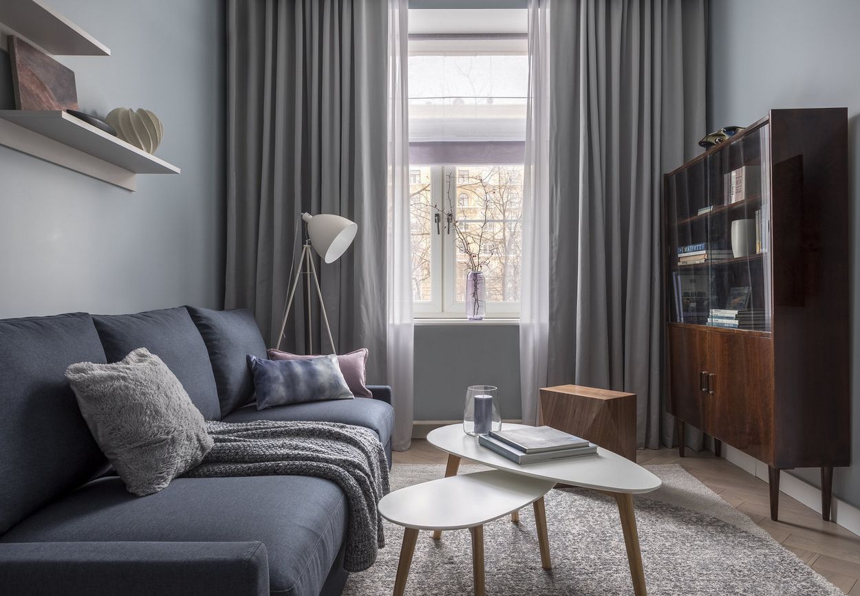 Retro Note in a 53 sq m Apartment