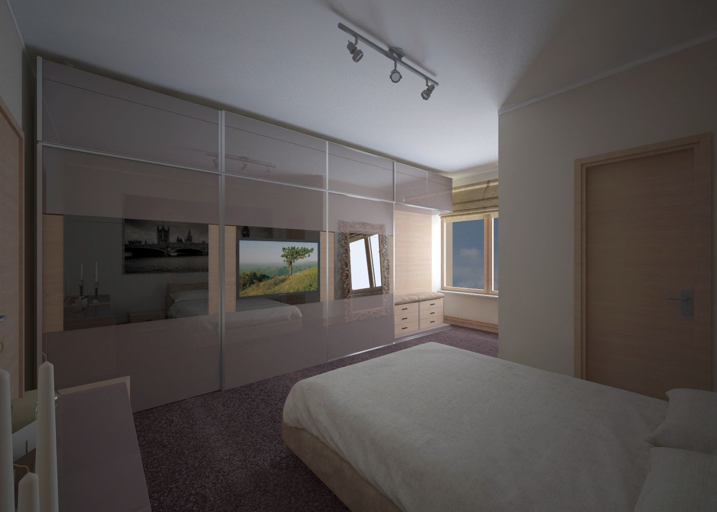 Apartament in Bucuresti: Reamenajarea unui dormitor