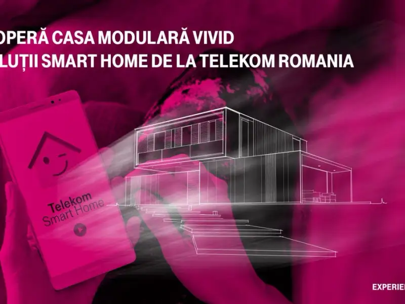 Descoperă casa modulară Vivid cu soluţii Smart Home de la Telekom