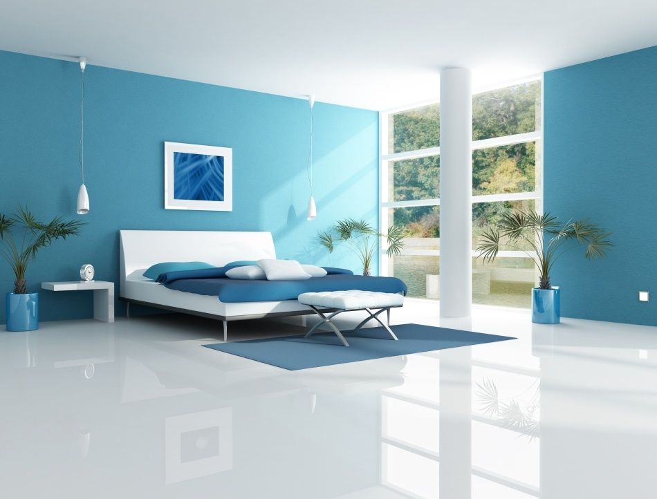 The Blue Bedroom Offers a More Restful Sleep