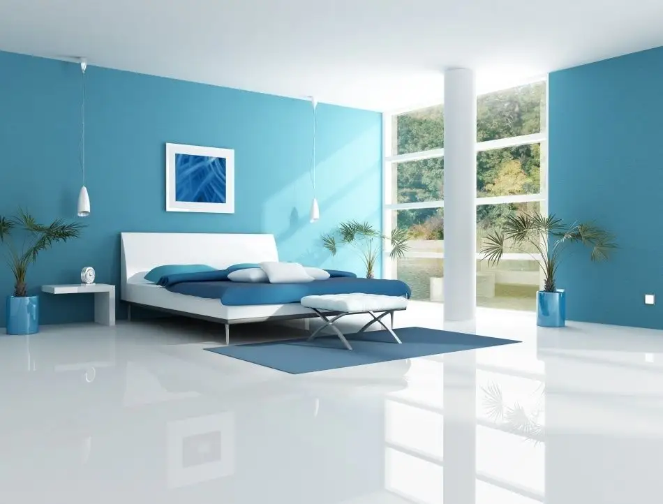 The Blue Bedroom Offers a More Restful Sleep
