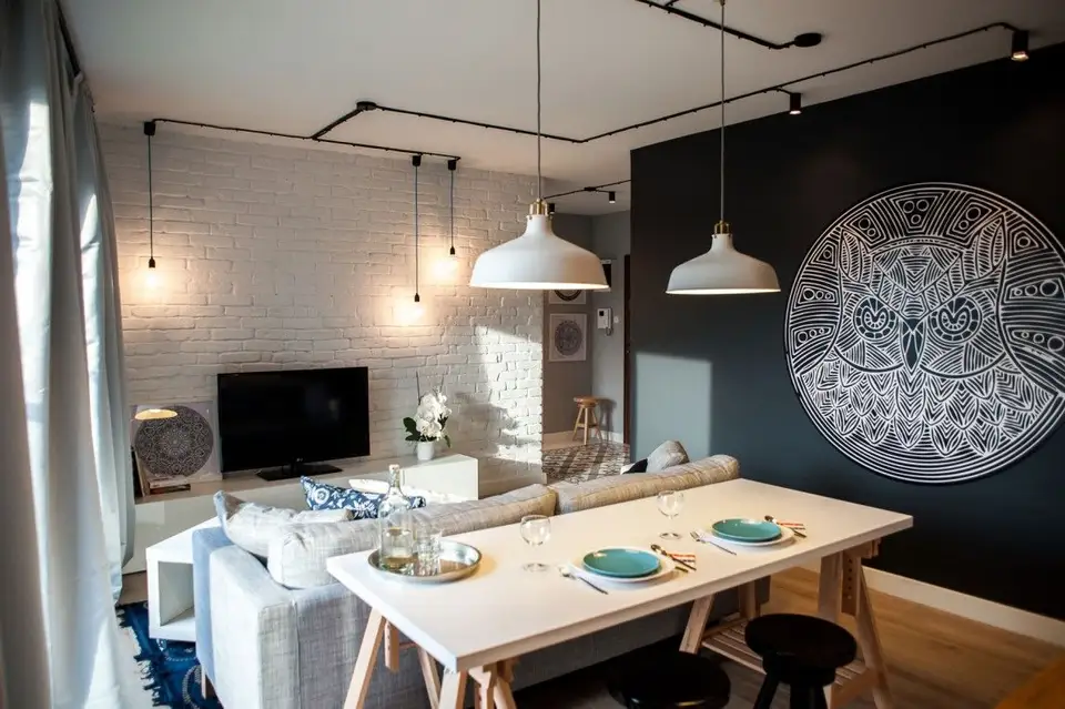 Original Decor in a Two-Bedroom Apartment