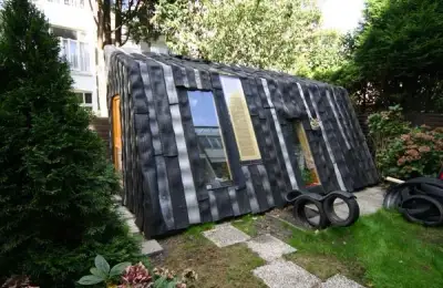 5 Garden Houses Built from Recycled Materials