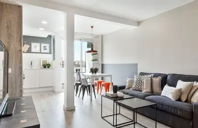 Harmoniously Designed Apartment with Industrial Influences