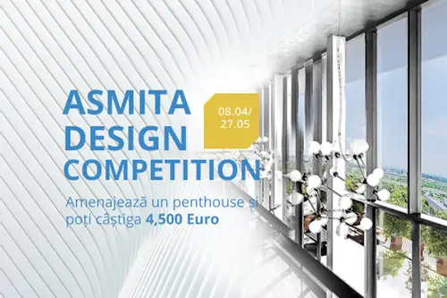 Asmita Gardens premiaza talentul si originalitatea cu 4.500 Euro in concursul de design interior al anului