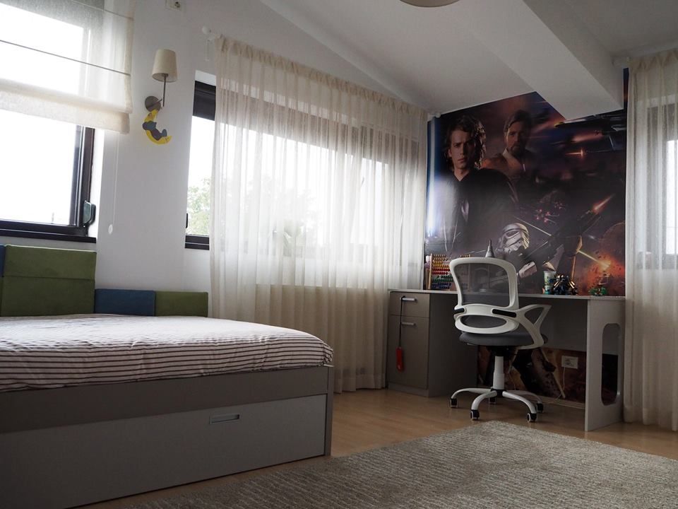 Children's Room with Star Wars Theme in a Bucharest Apartment
