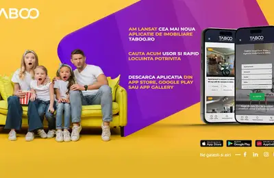 TABOO Agency Makes a Revolutionary Step in the Romanian Real Estate Market and Launches Romania's First Real Estate App: The TABOO App