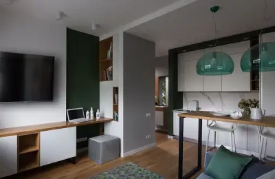 Two-Bedroom Apartment Furnished in 35 Square Meters