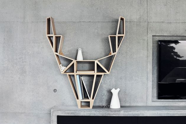 Interesting Library Model Designed in the Shape of a Deer