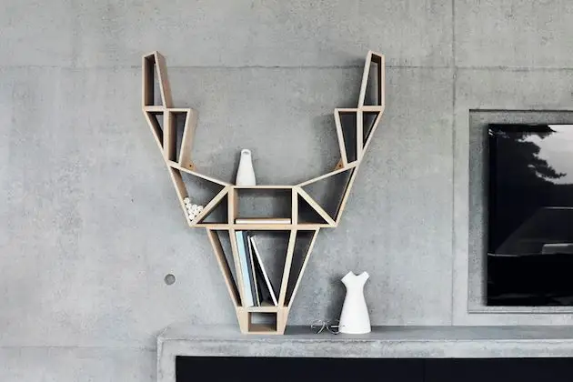 Interesting Library Model Designed in the Shape of a Deer