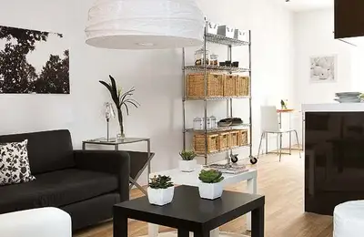 Furnished Apartment at Basement Level: Combining Functionality and Comfort in 45 sq m