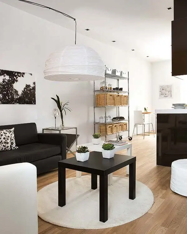 Furnished Apartment at Basement Level: Combining Functionality and Comfort in 45 sq m