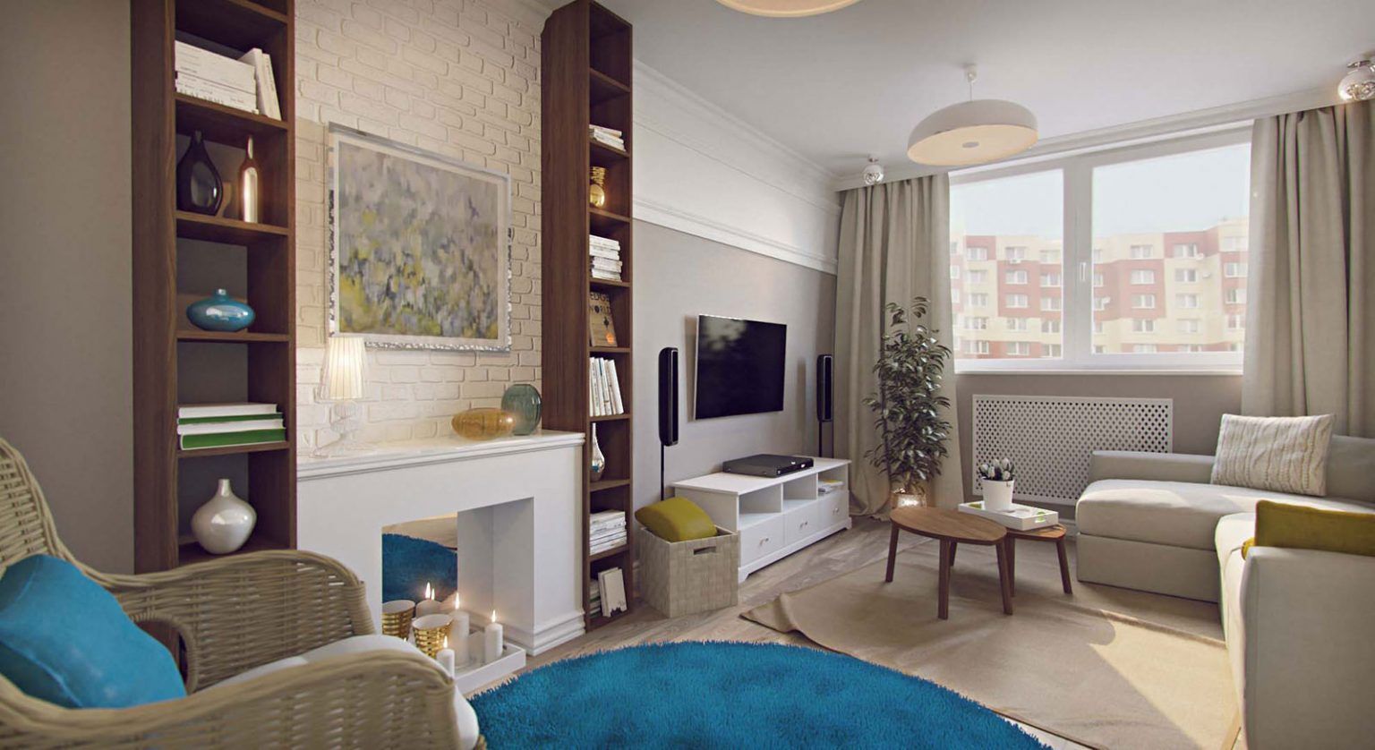 Designing a 43 sq m Studio Apartment: A Modern, Comfortable Space Perfectly Adapted to Your Needs