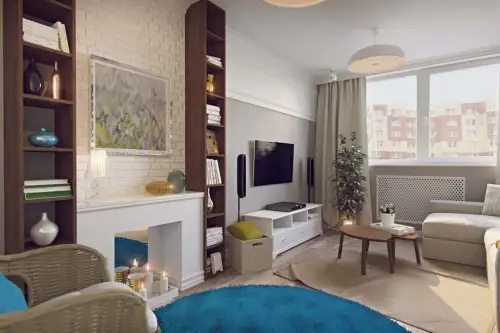 Amenajarea unei garsoniere de 43 mp un spatiu modern, confortabil si perfect adaptat nevoilor