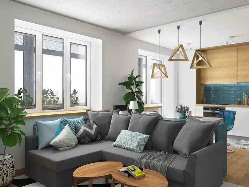 Apartament tineresc amenajat cu influente scandinave