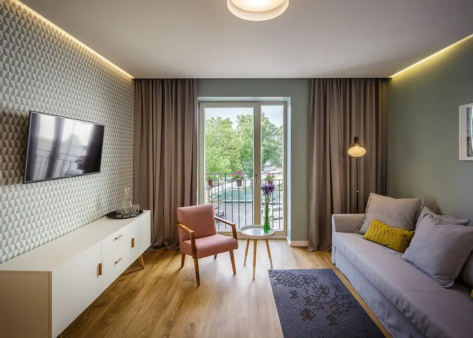 A 45 sq m Apartment Furnished with Essentials
