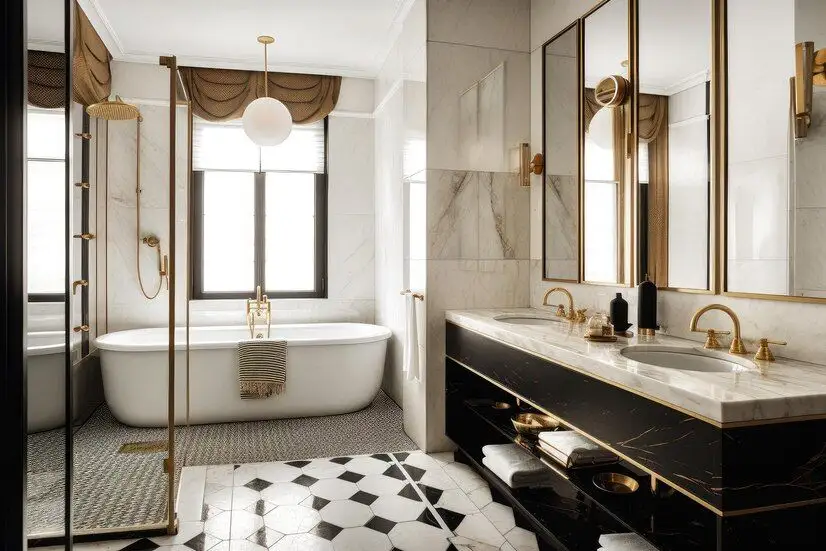 Amenajarea unei băi în stil Art Deco: Ghid practic
