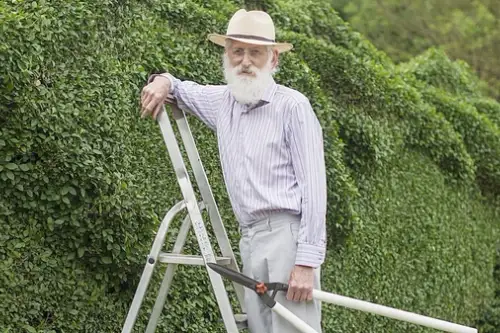 Ce creste acest batran din Anglia in gradina sa este uimitor!