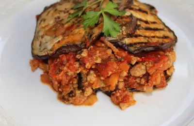 Greek/Turkish Eggplant Moussaka, Classic Vegan Recipe