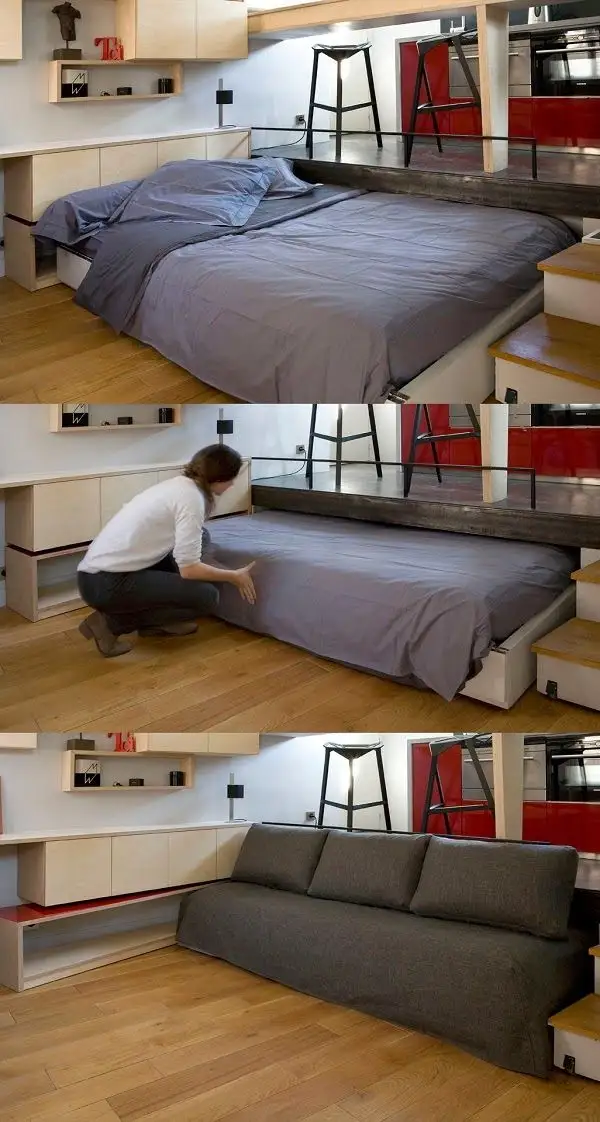 Un microapartament foarte functional