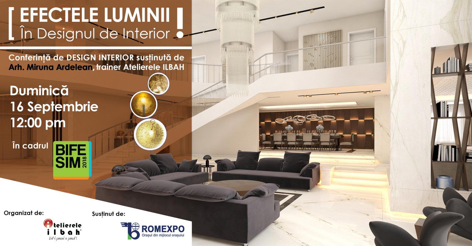 Workshopuri si conferinte de design interior la BIFE-SIM sustinute de Atelierele Ilbah