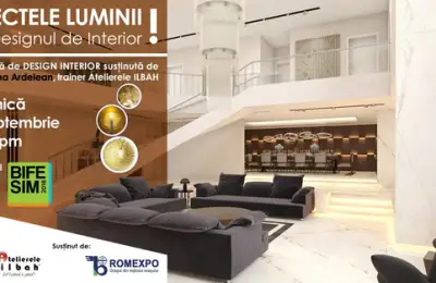 Interior Design Workshops and Conferences at BIFE-SIM Supported by Atelierele Ilbah
